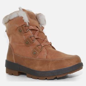 🌟SOLD🌟 - Khombu Faux Fur Stomp Tan Boot NEW